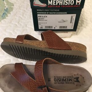 Mephisto sandals rarely worn. Dessert Buffalo color.  Style: Helen EU 38/US 8.
